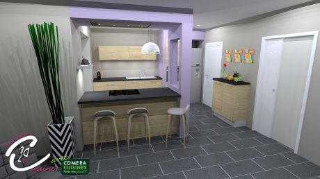 comera-aspect bois